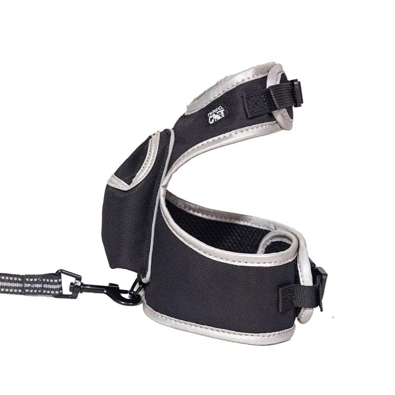 Travel Cat & Stray Cat Harness and Leash Set - Adjustable Velcro Mesh Cat Harness and Strong Nylon Leash Kit - Comfort Escape Proof Harness for Cats, Kitten for Outdoor Walking (Large: 13-16 in) LARGE: 13-16 IN - PawsPlanet Australia