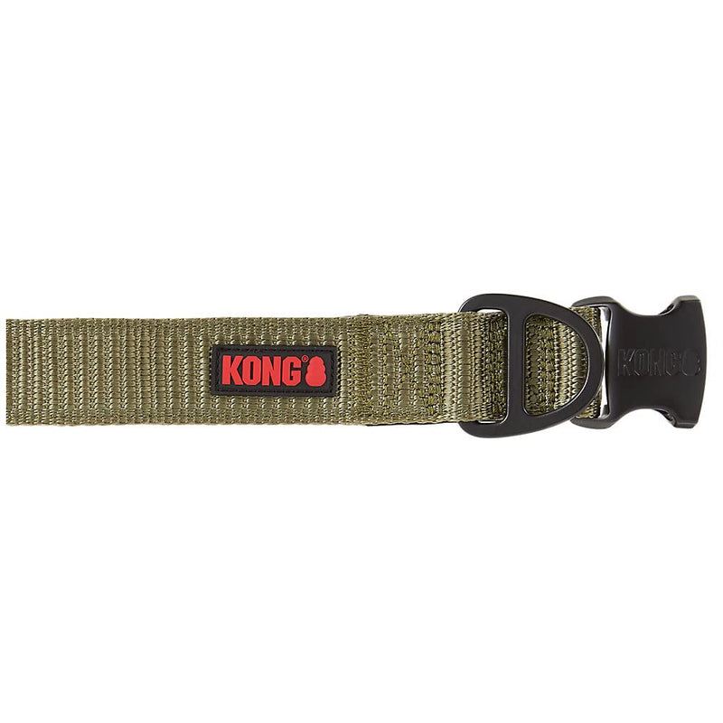 KONG Max HD Ultra Durable Neoprene Padded Dog Collar (Medium, Green) - PawsPlanet Australia