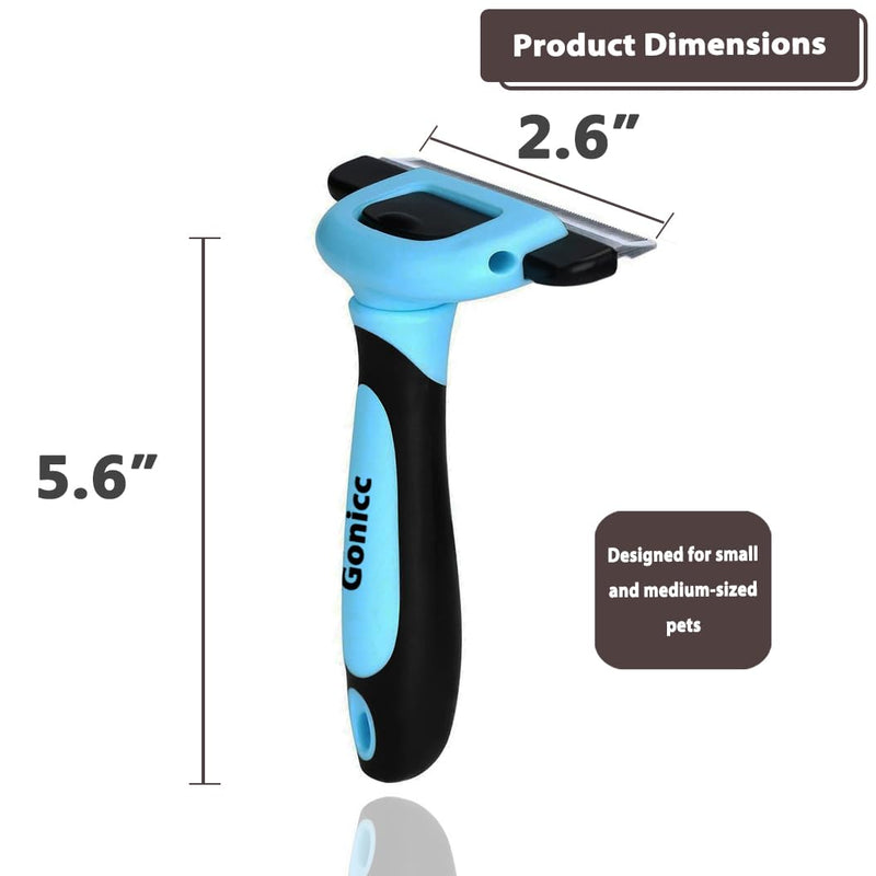 Gonicc Professional Dog and Cat Brush tool for Shedding Hair PDT- 1001(Small) - PawsPlanet Australia