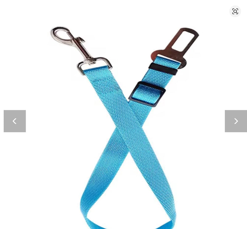 Adjustable Dog Car Seatbelt – Pet Safety Harness Clip for Travel – Universal Fit – Durable Nylon Leash for Small & Medium Dogs - PawsPlanet Australia