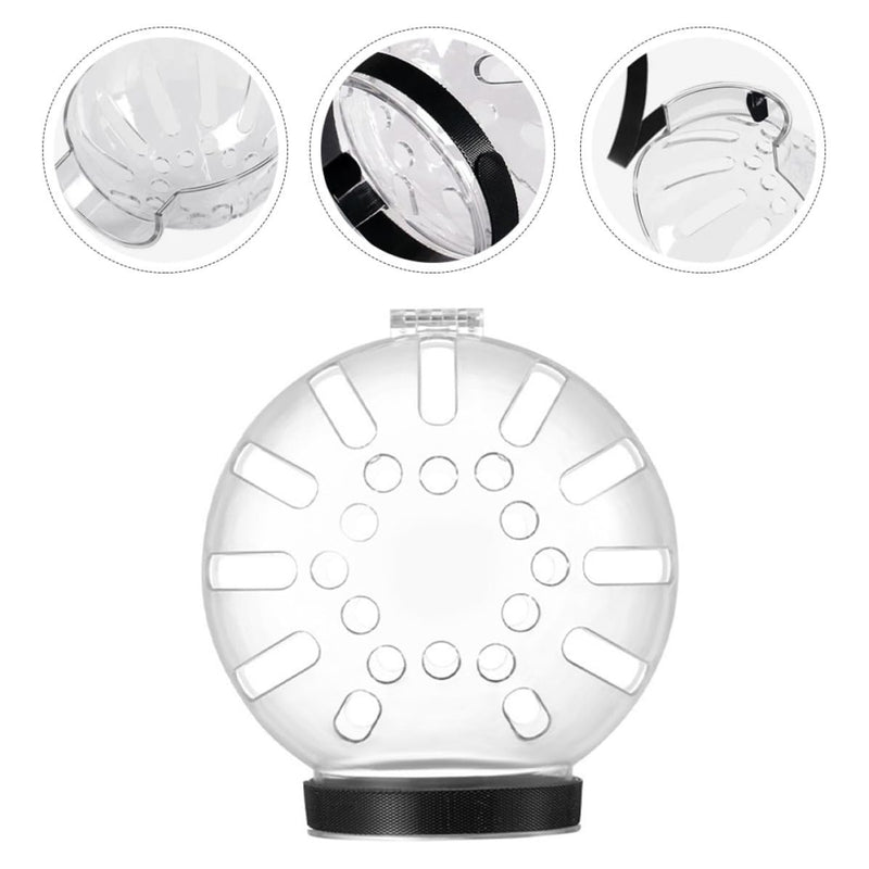 LALAFINA Adjustable ABS Cat Helmet Breathable Protective Helmet for Cats After Surgery Prevents Sucking and Protects Wounds for Cats After Surgery