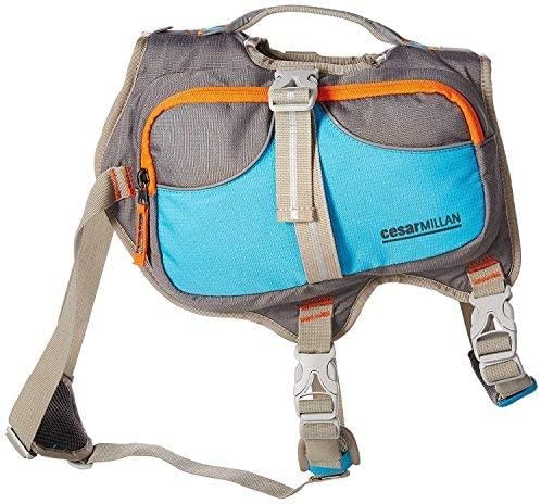 Cesar Millan Dog Backpack (Small) Small Blue - PawsPlanet Australia