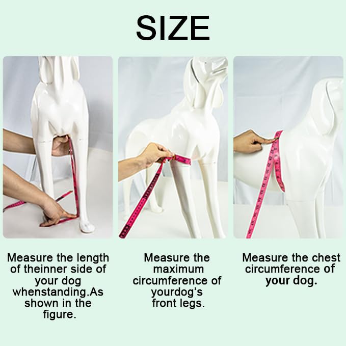 Dog Recovery Suit, Cone Collar Alternative, Abrasion Resistant Dog Recovery Sleeve, Washable 2.5mm Thick and Waterproof, Pet Wounds Prevent Licking, Bite, Keep Dry (L) Large - PawsPlanet Australia
