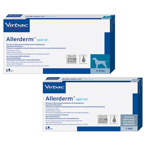 Virbac Allederm Spot-on for Dogs and Cats 6 x 2 ml