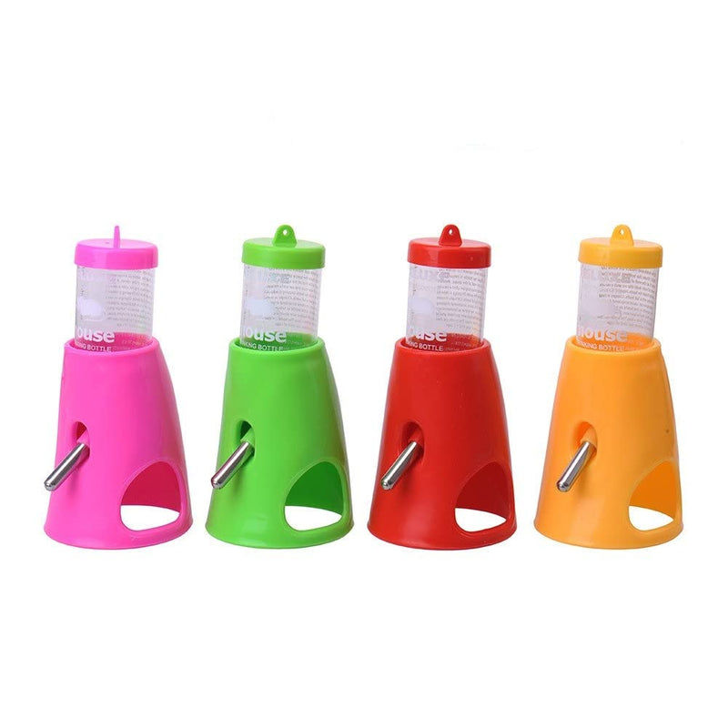 Litewoo 2 in 1 Hamster Water Bottle, Automatic Drinker and Cabin Fits Syrian Dwarf Hamster Mouse Gerbil Mice Guinea Pig Chinchilla Small Animal Green - PawsPlanet Australia