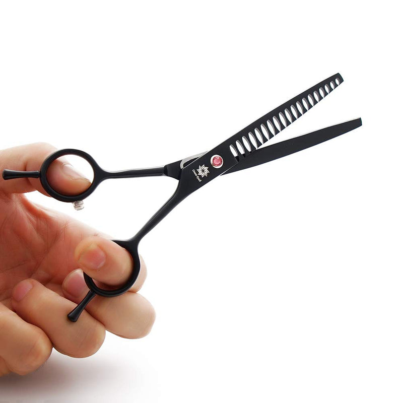 Dream Reach Professional 7.0'' Curved Chunker Scissors for Dogs and Cats Chunker Shear - PawsPlanet Australia
