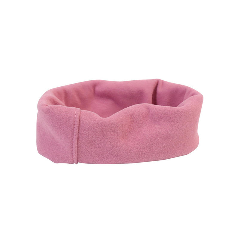 Pink Calming Hood for Pets – Adjustable Grooming Snood for Travel & Vet Visits, Soft Hoodie Ear Protector, Earmuffs Headband for Cats and Small Animals