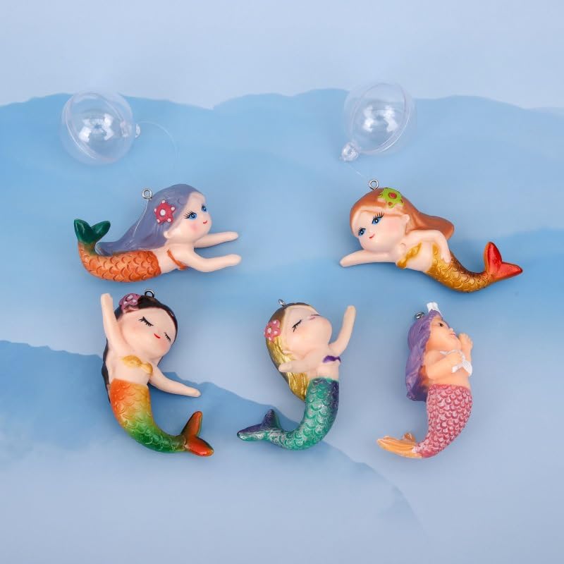 Floating Fish Tank Decor, Aquarium Fish Tank Mermaid, Fish Tank Ornaments, Eye Catching Decoration, Aquatic Pets Cartoon, Miniatures Figures for Fish Tank, Aquarium Décor Thematic Ornaments - PawsPlanet Australia