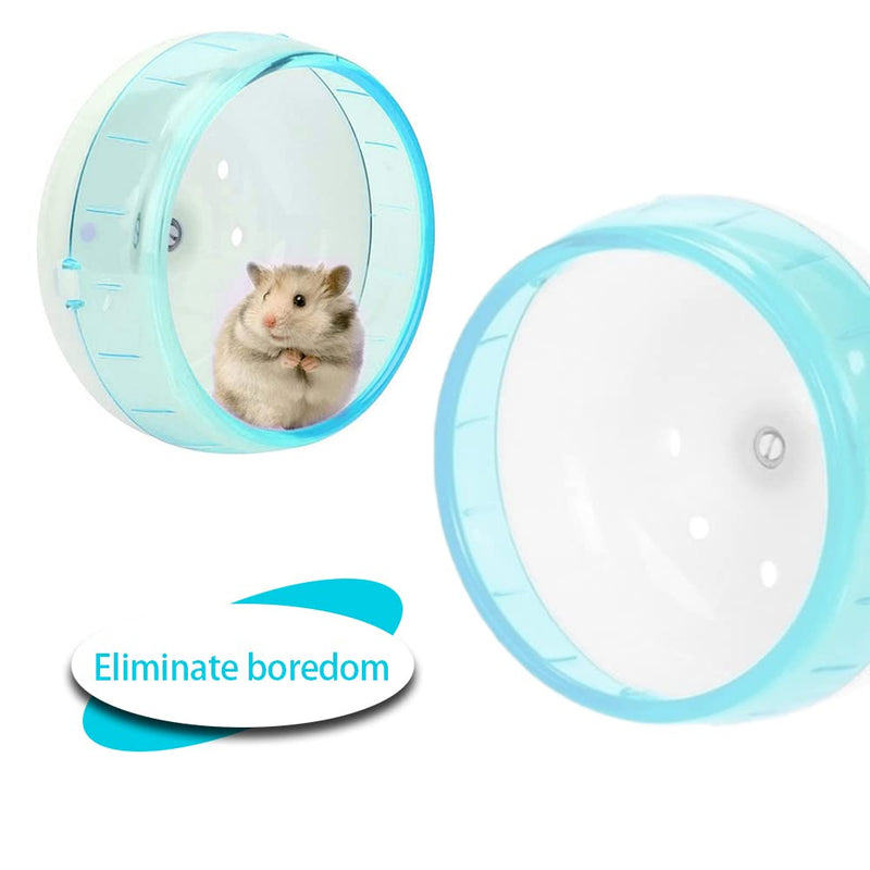 Silent Hamster Wheel Small Silent Hamster Wheel Non-Slip Pets Running Sports Exercise Wheel for Small Animal Hamster 4.7In in Diameter - PawsPlanet Australia