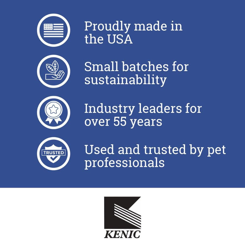 Kenic Refreshing Apple-Scented Pet Dry Pet Shampoo Spray Cleanser for Dogs, Cats, Ferrets & Rabbits, Spot Clean Spray, No Rinse Formula, 8oz Waterless - Dry Shampoo - PawsPlanet Australia