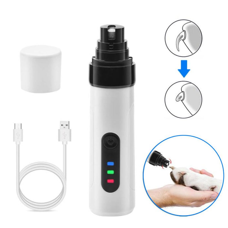 Silent Groom Pro,Silent Groom Pro Nail Grinder,2025 New Mute USB Rechargeable Pet Nail Trimmer,Pet Claw Beauty Trimming Tool, Equipped With 2-Speed, 3-Port, and Long Battery,Safe Claw Trimming at Home - PawsPlanet Australia