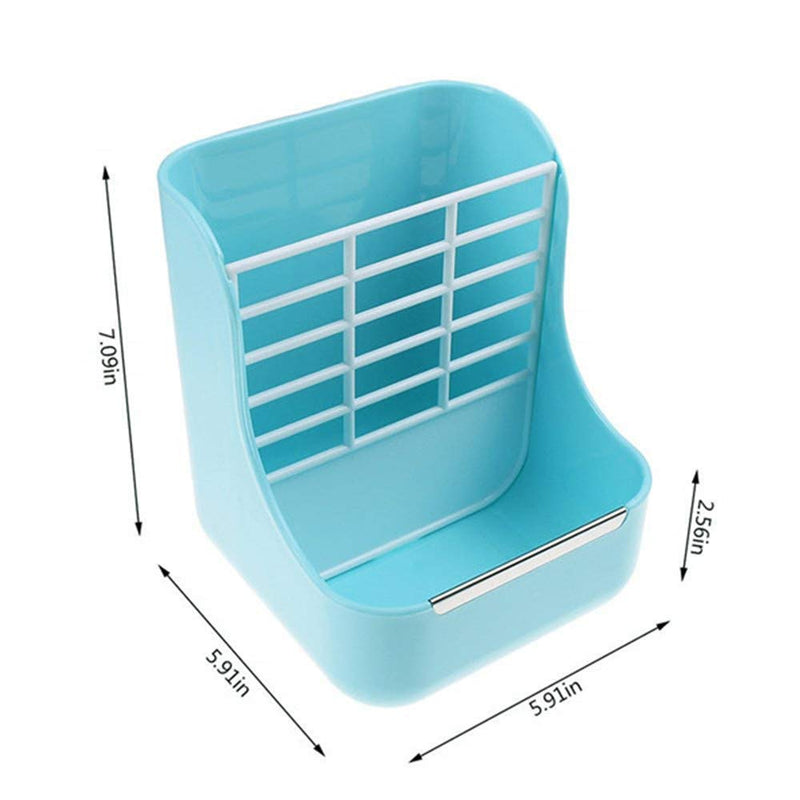 Hay Food Bin Feeder, Hay and Food Feeder Bowls Manger Rack for Rabbit Guinea Pig Chinchilla and Other Small Animals (Yellow)?- Yellow - PawsPlanet Australia