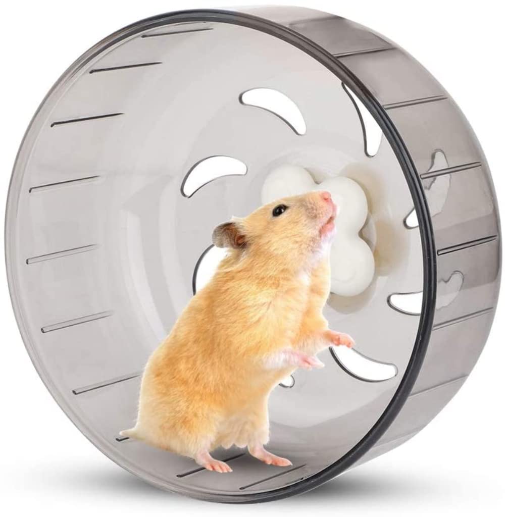 Silent Hamster Exercise Wheels Hamster Toys Hamster Wheels 5.2 inches Hamster Ball Small Pet Running Toy Ball Gerbils Mice Rat Guinea Pig Hamster Cage Accessories