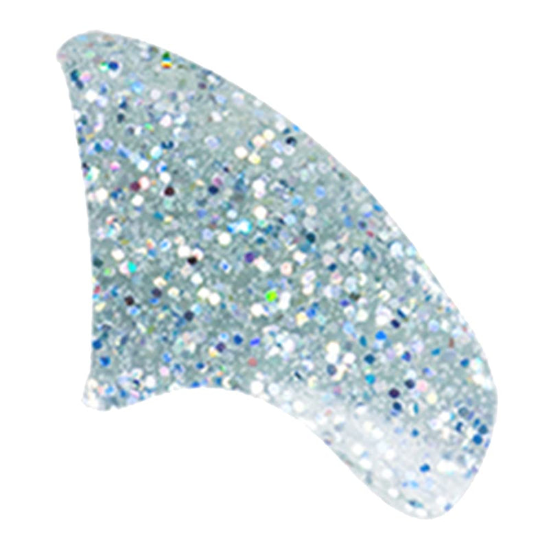 40 Pack Soft Nail Caps for Cat Claws Silver Holographic Glitter Medium - PawsPlanet Australia