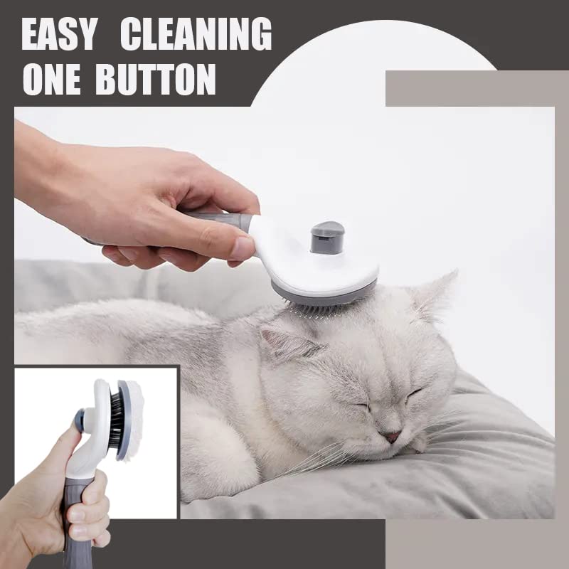 5PCS Grooming Kit for Dog,Puppy- Deshedding & Slicker Brush for Short-Haired Pets, Flea Comb and Grooming Comb Set Grey C-Grey 5 Kits - PawsPlanet Australia
