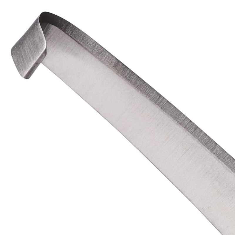Fdit Straight Blade Shape Horse Hoof Knife Carbon Steel Hoof Knife Trimming Tool for Cattle Horse Use(2#)
