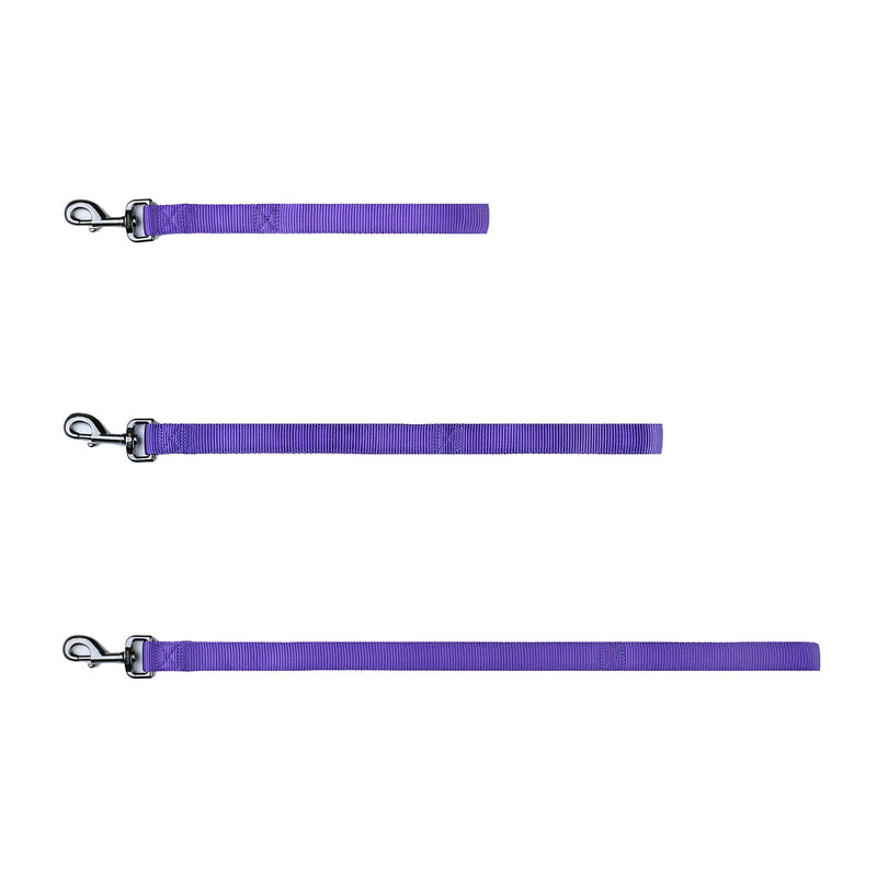 Advanced Dog Short Leash 24 Inches with Sturdy Nylon and Soft Padded Handle Lead for Large Medium Breed Dogs Daily Use Walking,Training etc (24 Inches, Ultra Violet)