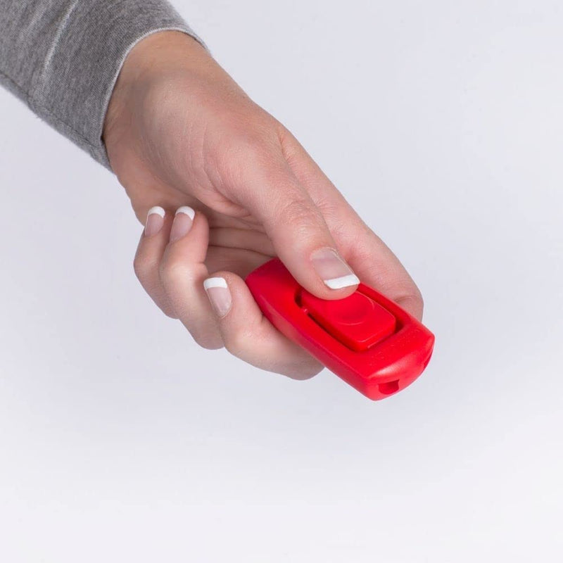 Company of Animals Whizzclick, Clicker and Whistle Combined, Recall and Reward Training, Wrist Strap, for All Dogs Including Sensitive Dogs and Puppies (Pack of 2) One Size (Pack of 2) - PawsPlanet Australia