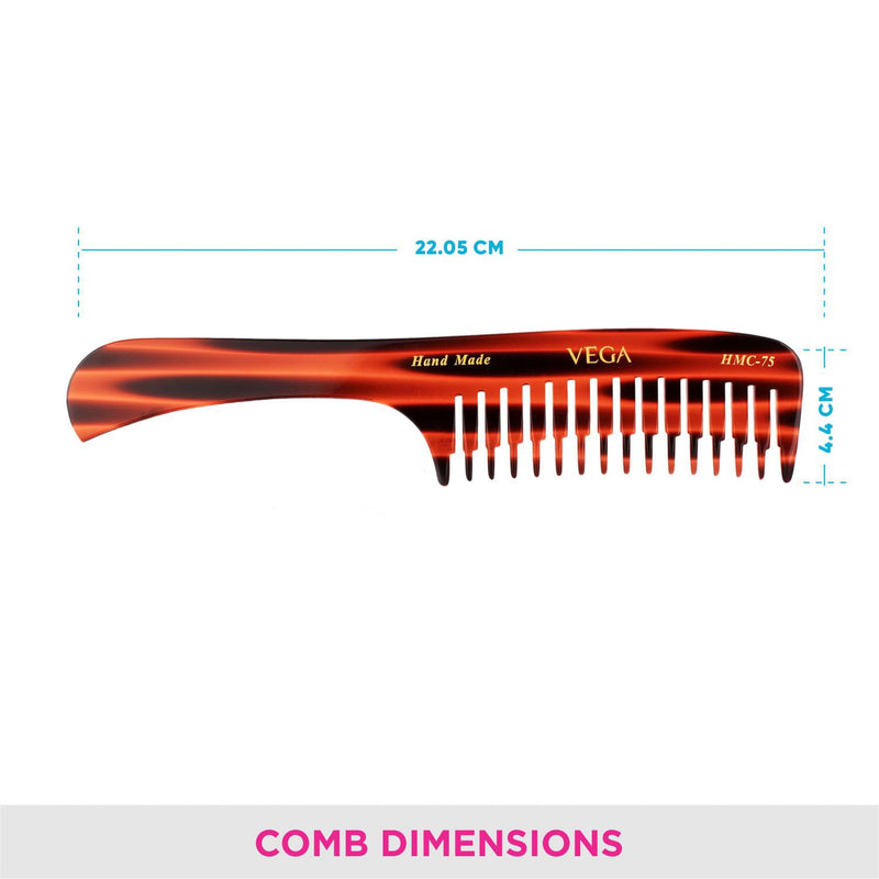 Vega Handmade Comb - Step Grooming HMC-75 1 Pcs - PawsPlanet Australia