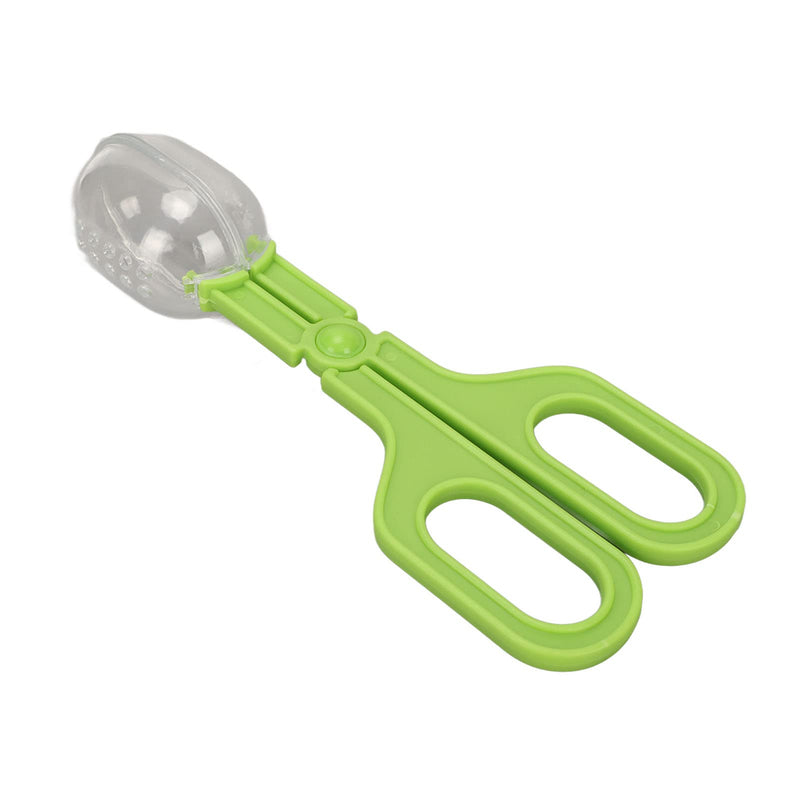 Reptile Feeding Clamp Poop Tongs Reptile Feeding Tool Reptile Poop Scoop with Vents for Tortoise Lizard Spider (Green) hamster poop scoop - PawsPlanet Australia