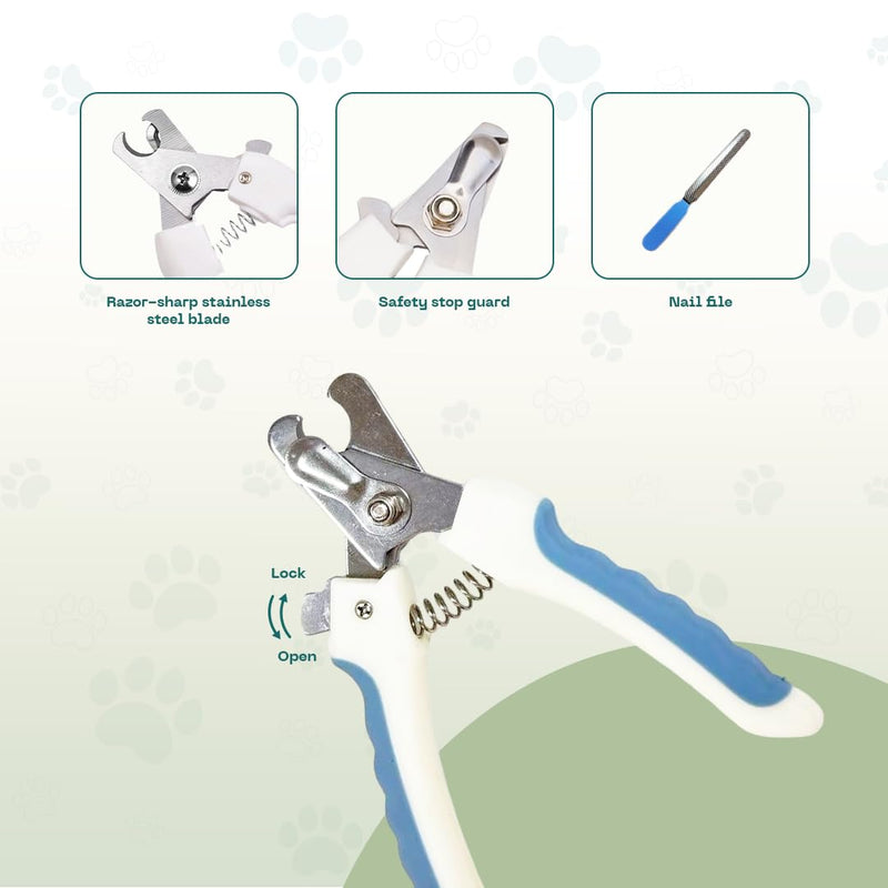 Dog Grooming Hammock – Cat and Dog Hammock for Nail Trim Set with Clippers, Comb – Durable Pet Sling for Nail Trimming – Breathable Fabric Clipper Bag for Small Pets