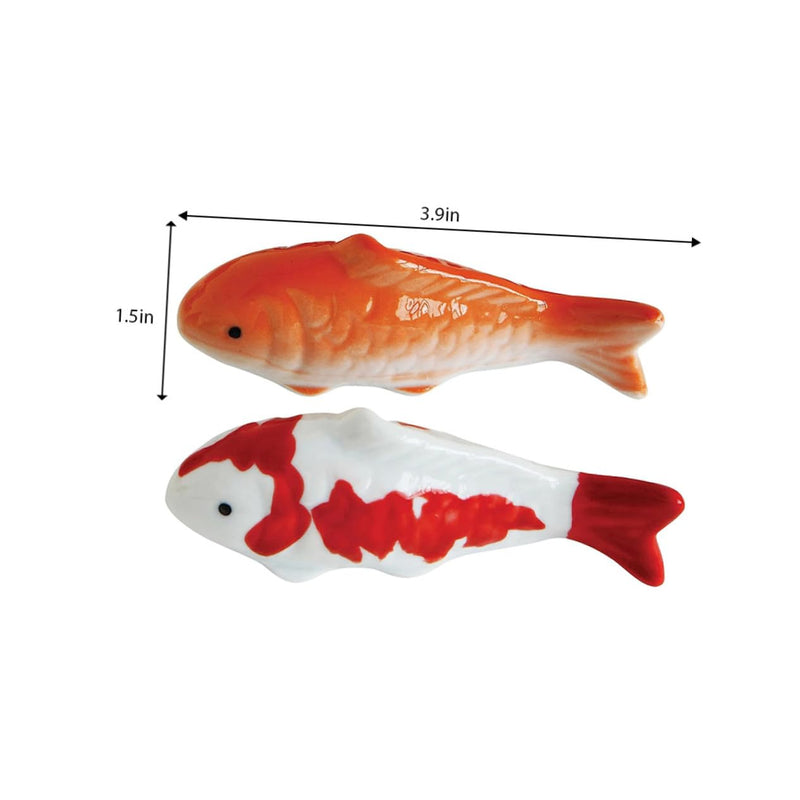 SUPVOX 2pcs Bathtub Floating Fish Ornaments Fake Aquarium Fish Figurine Aquarium Decorations Fish Tank Garden Indoor Garden Fish Tank Fountain Decor Artificial Fish Koi Fish Ceramics - PawsPlanet Australia