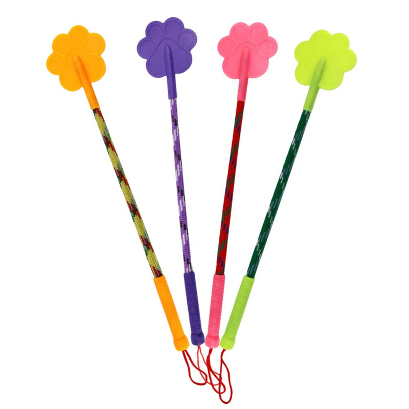 balacoo 2Pcs Pet Training Stick Rubber Paw Shape Dog Training Pat Cat Whip Pet Training Tool Dog Training Tool for Dog Puppy Cat (Random Color) - PawsPlanet Australia