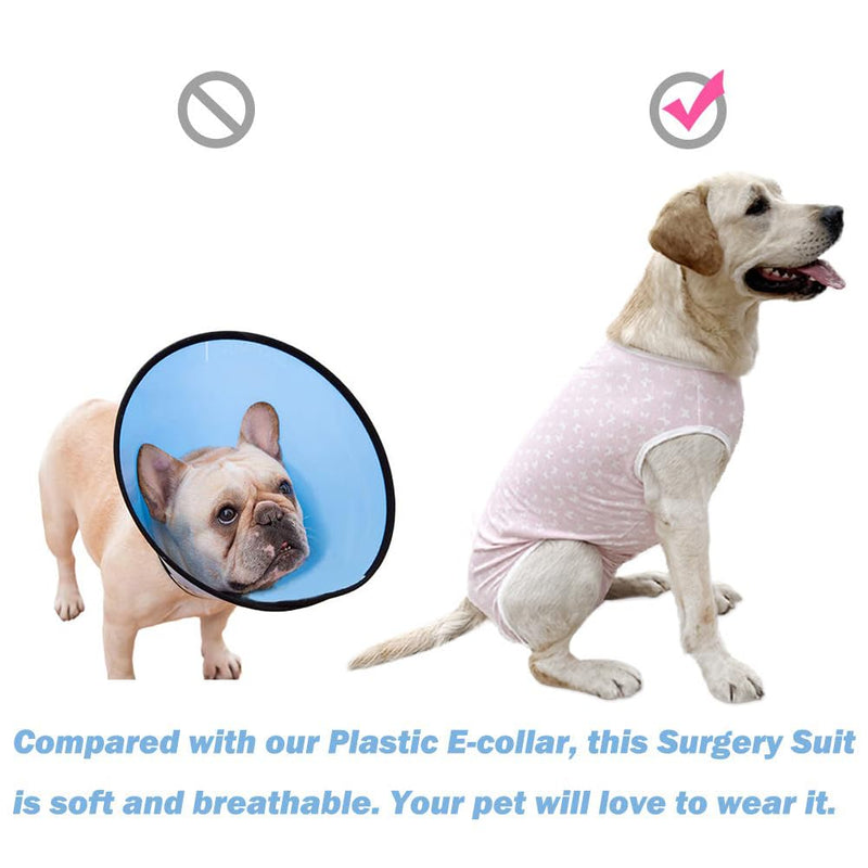 Recovery Suit Post Surgery for Large Medium Dog, Spay Recovery Suit for Male and Female Dogs, Post Surgery Dog Onesie, Substitute E-Collar & Cone (Purple Camouflage-XL) XL Purple Camouflage - PawsPlanet Australia
