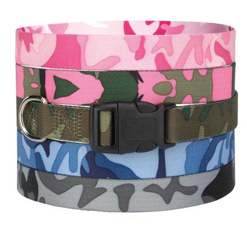 Casual Canine Camo Dog Collar, 6-10-Inch, Green - PawsPlanet Australia
