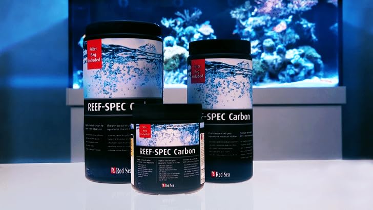 Red Sea Reef SPEC Aquarium Carbon 100 gm Box | Highly Activated Charcoal for Aquariums and Fish Tanks Freshwater Saltwater Marine