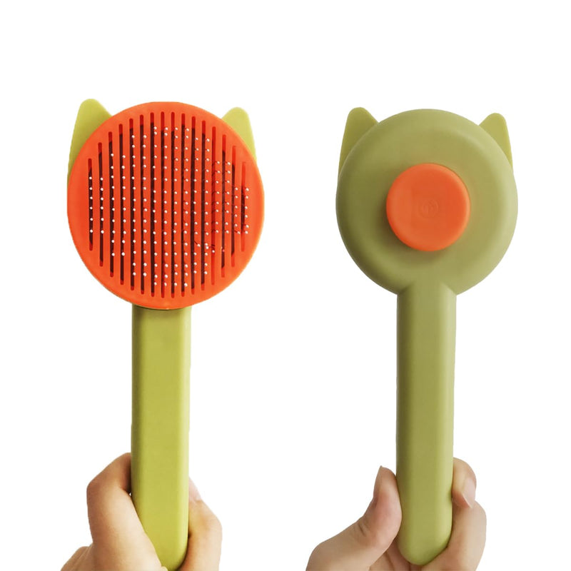 10PCS Cat&Dog Grooming Brush Kit,Self-Cleaning Grooming Brush Removes Loose Hair，Pet bath brush,Bath Massage Glove Brush, Nail Clipper, Flea Comb 10PCS - PawsPlanet Australia