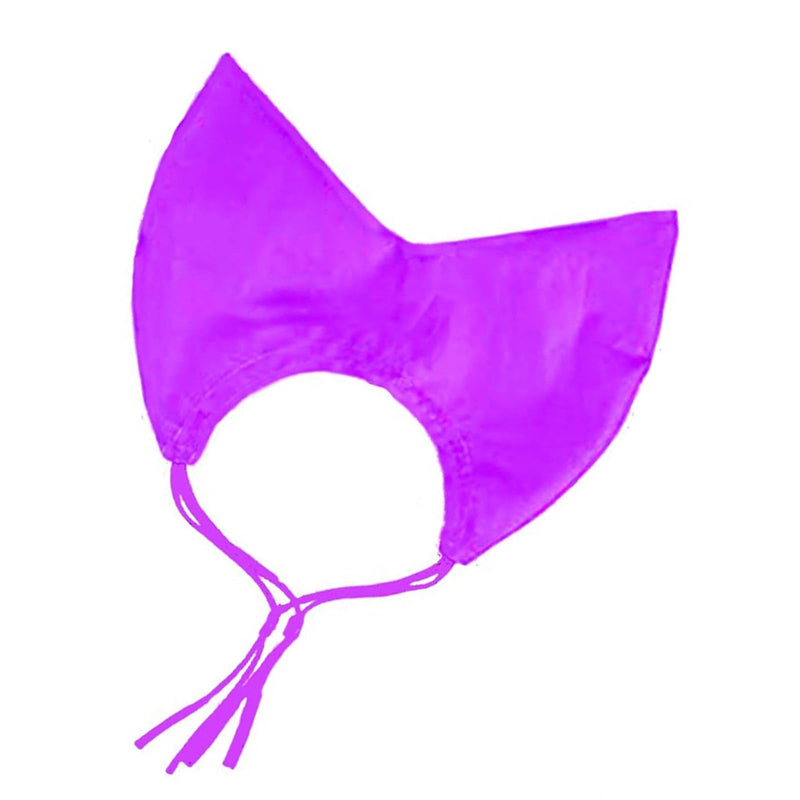 Ear-protecting cat bathing hat, waterproof shower hat for home care, shower caps, bathing accessories, bathing accessories Purple