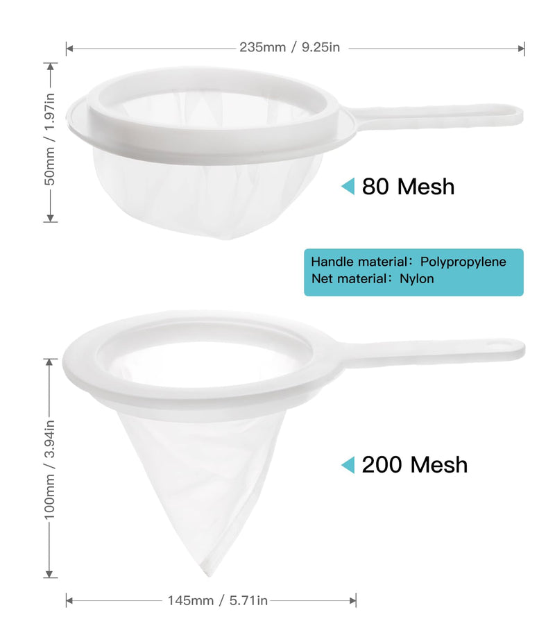 Aquarium Baby Brine Shrimp Sieve net (80 mesh +200 mesh Simple kit) - PawsPlanet Australia