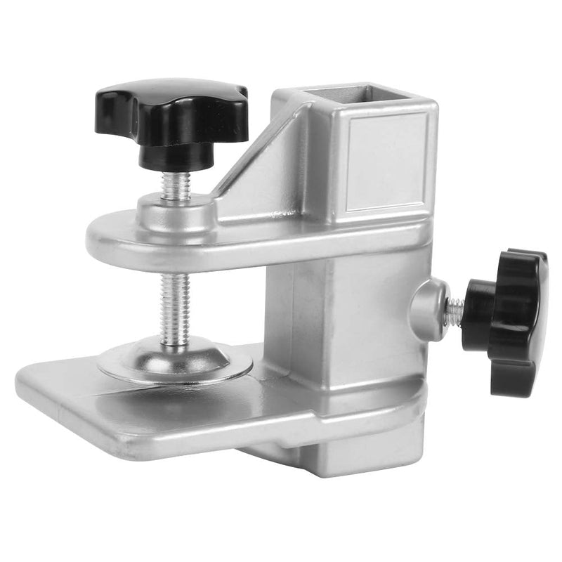 Fdit 20mm x 20mm Pet Grooming Table Arm Clamp, Aluminium Alloy H Bar Holder for Hair Dryer, Adjustable Fixture Clip for Dog Cat Grooming Table Accessories 20*20mm