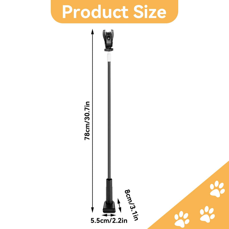 78x8x5.5cm/30.7x3.1x2.2in Dog Hair Dryer Holder, Pets Grooming Table Hair Dryer Holder, 360 Degree Rotating Lazy Blow Dryers Hands Free Stand with Adjustable Clamp for Pet Dog Cat Grooming