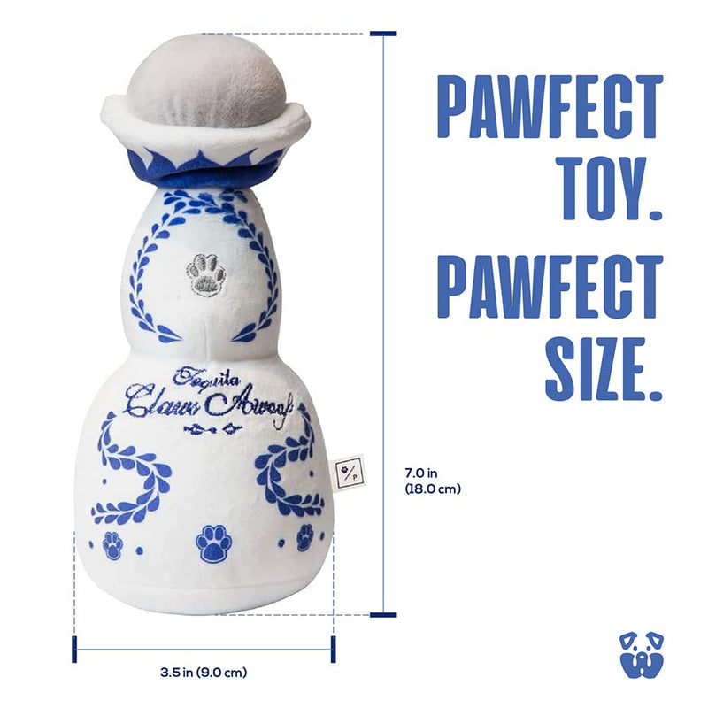 PAWTY Dog Toys - Claws Awoof Dog Toy - Funny Cute Durable Unique Dog Plush Toy with Squeaker for Small Medium Dogs - Cute Dog Gifts for Dog Birthday - Tequila Alcohol Cute Parody Dog Toy with Squeaky - PawsPlanet Australia