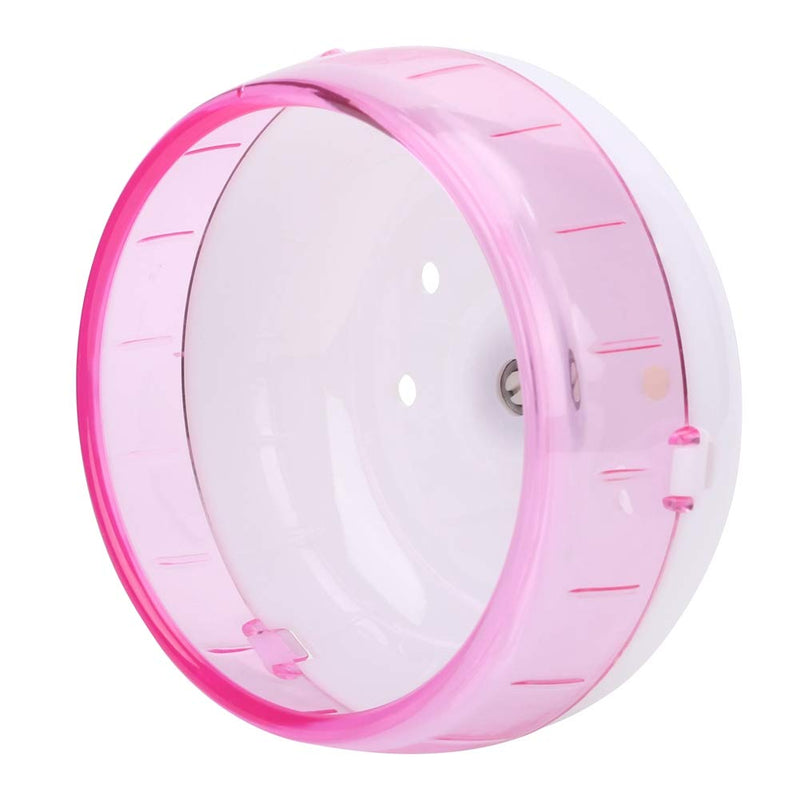 Hamster Wheel, Hamster Silent Roller Plastic Super Silent Roller Exercise Running Wheel Toy Hamster Wheel Silent for Small Pets Hamster Guinea Pig (Pink) Pink - PawsPlanet Australia