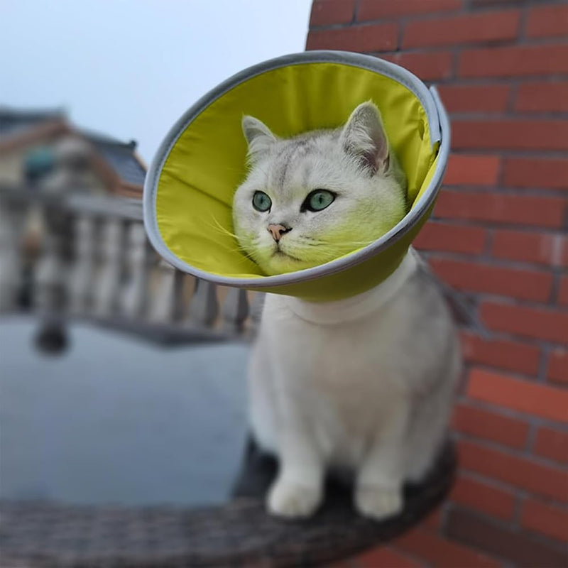 Adjustable cat collar, leg protection, breathable, easy to eat and drink, XL pet protective cover