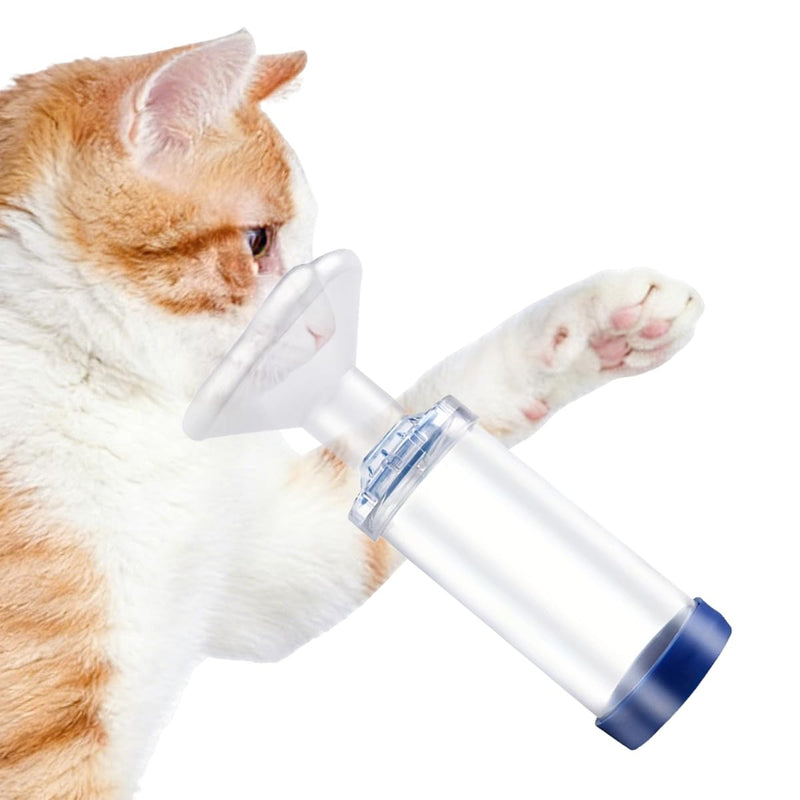 Aerosol Chamber Inhaler for Pets Inhaler Aerosol Chamber Medication Administrator Aerosol Inhaler with Masks Helps Pets Inhaler Spacer Cat Pet for Cats and Dogs