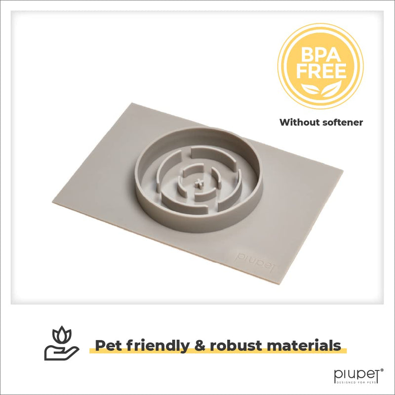 PiuPet® Slow Feeder dogs & cats I 300ml I foldable I Slow Feeder dog bowl I Slow Feeder cat bowl I Dog bowls to slow down eating i Dog bowls/Cat bowls