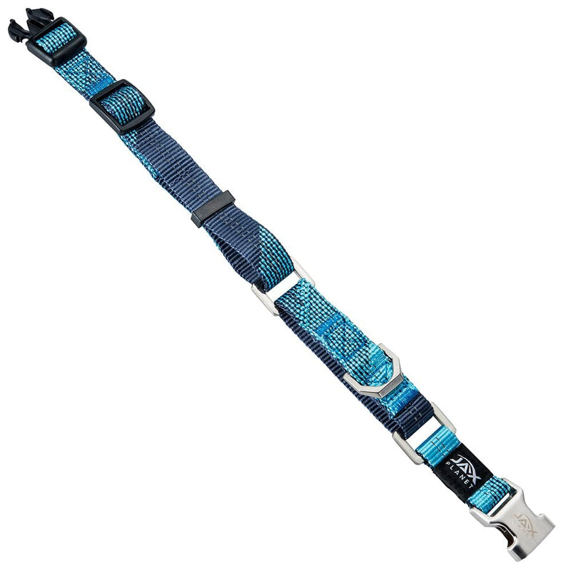 Colorful Martingale Collar for Dog Training -[Neoman] Safe & Humane Reflective Dog Collar for No Pull Training, Walking - Heavy Duty D-Ring, Quick-Release Buckle, Adjustable Clip Medium Collar:ZLCO007NMC/Blue - PawsPlanet Australia