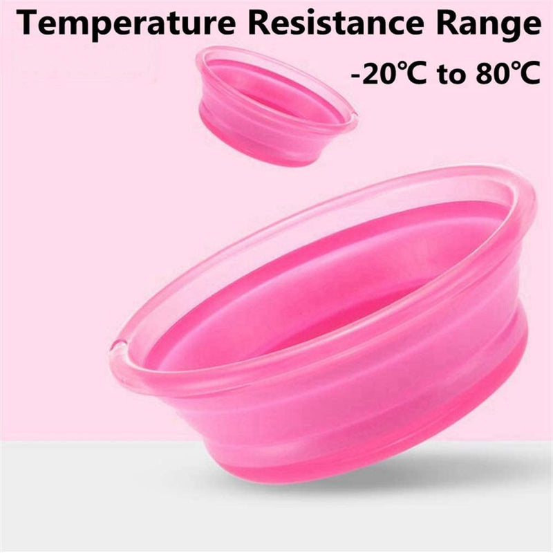Foldable Hedgehog Bathtub, with 2 Pcs Set Bathing Brush, Plastic Small Animal Swimming Pool, Bath Sand Room Sauna, for Hedgehog Hamster, Guinea Pig,Bearded Dragon (Pink) Pink - PawsPlanet Australia