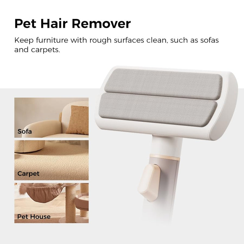 VOOCOO Self Cleaning Slicker Brush, A Complete Grooming Tool, Deshedding Undercoat and Hair Removal for Dogs and Cats, Safe and Gentle on Pets Skin, Easy Pet Hair Removal. - PawsPlanet Australia