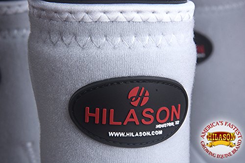 HILASON White X Large Horse Medicine Sports Boots Front Leg