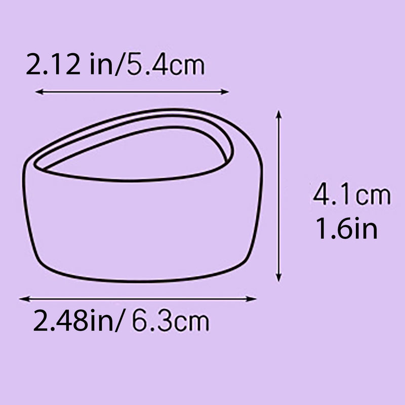 Hamster Food Bowl, 1 Pcs Ceramic Chew-Resistant Hamster Bowl, Small Animal Food Bowl and Water Dish Feeder for Hedgehog Hamster Guinea Pig Sugar Glider Rat Gerbil Mice Chinchilla - PawsPlanet Australia