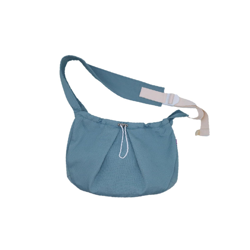 Ferret Sling Carrier - Pet Carrying Bag with Adjustable Strap Hands Free Shoulder Bag Crossbody Travel Slings Soft Small Animal Bonding Pouch Front Backpack for Ferret Rabbit Puppy Kitten (Blue) Blue - PawsPlanet Australia
