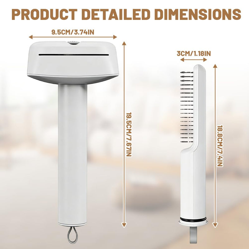 3 in 1 Cat Brush Dog Brush, Multifunctional Cat Comb Removes Loose Hair/Undercoat/Mats, for Long Hair, Short Hair, Density, Curly, Fine Pet Fur - PawsPlanet Australia