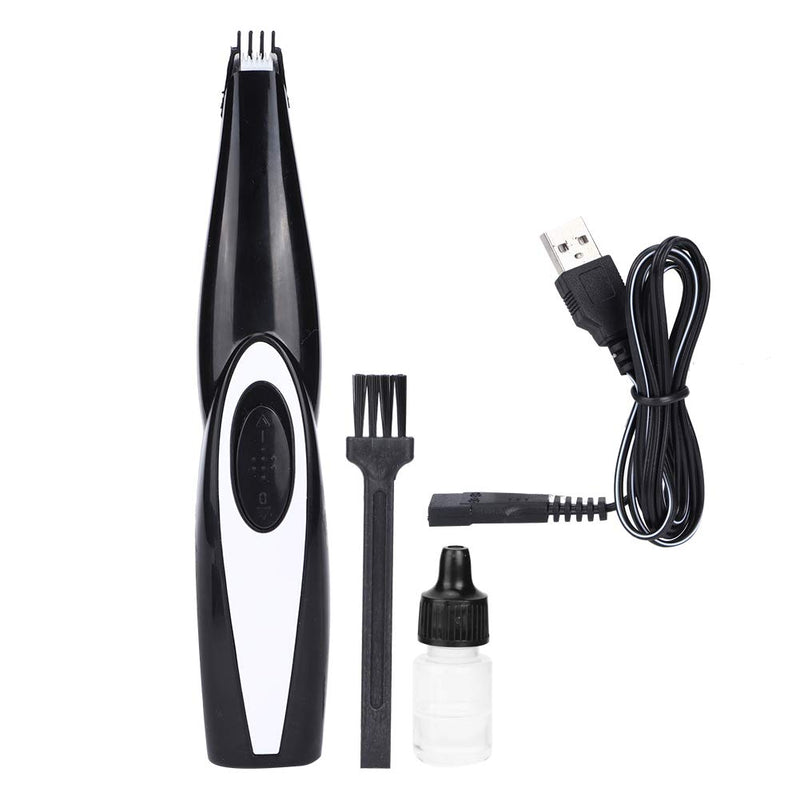 Electric Pet Pedicure Tool, Dog Paw Trimmer Low Noise Cordless Electric Mini Shaver Clippers, Rechargeable Cat Trimmer for Trimming Dog's Hair Around Paws, Eyes, Ears, Face, Rump