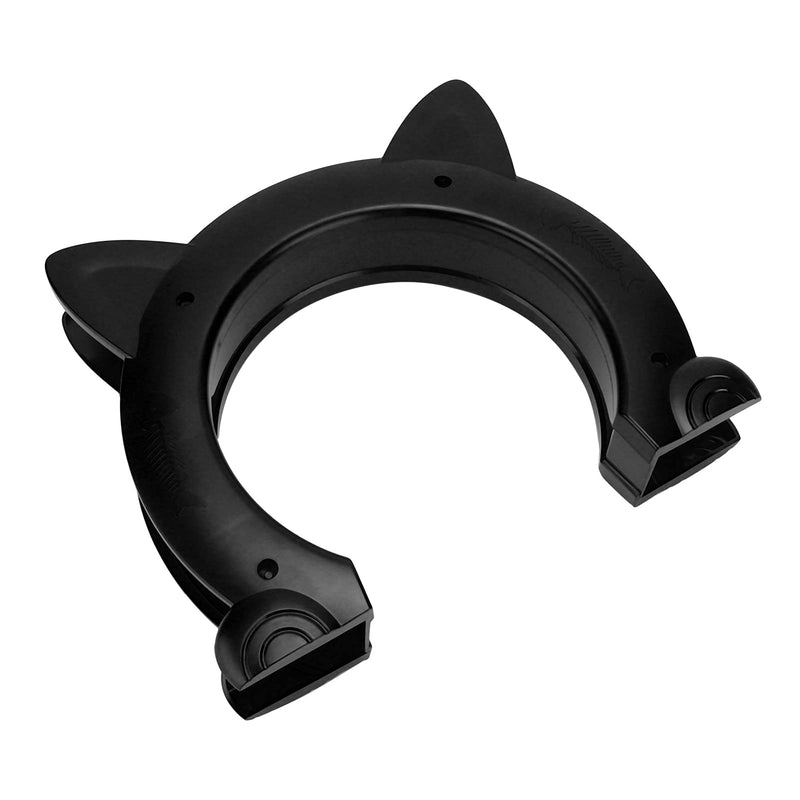 Cat Door, ABS Material Dog Gate for Interior Exterior for Window for Household Doors (Black) - PawsPlanet Australia