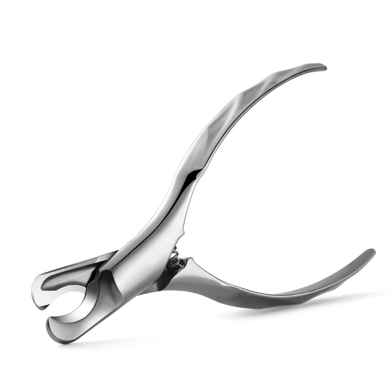 BEZOX Pet Nail Clippers, Whole Stainless Steel Cat Claw Trimmer with Anti Slip Handle, Autoclavable Small Dog Nail Clipper Cutters - Silver - PawsPlanet Australia
